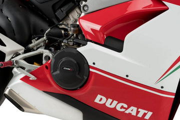 Puig Track Engine Covers Ducati Panigale V4 2018-24 - Motorcycle Performance Store