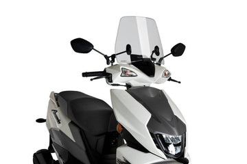 Puig Trafic Windshield - Suzuki Avenis 125i 2021-24 - Motorcycle Performance Store