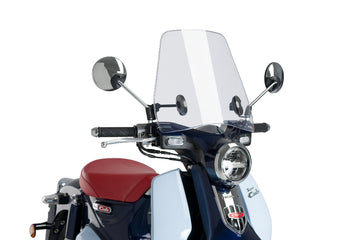 Puig Urban Windshield Honda Super Cub C125 2019-25 - Motorcycle Performance Store