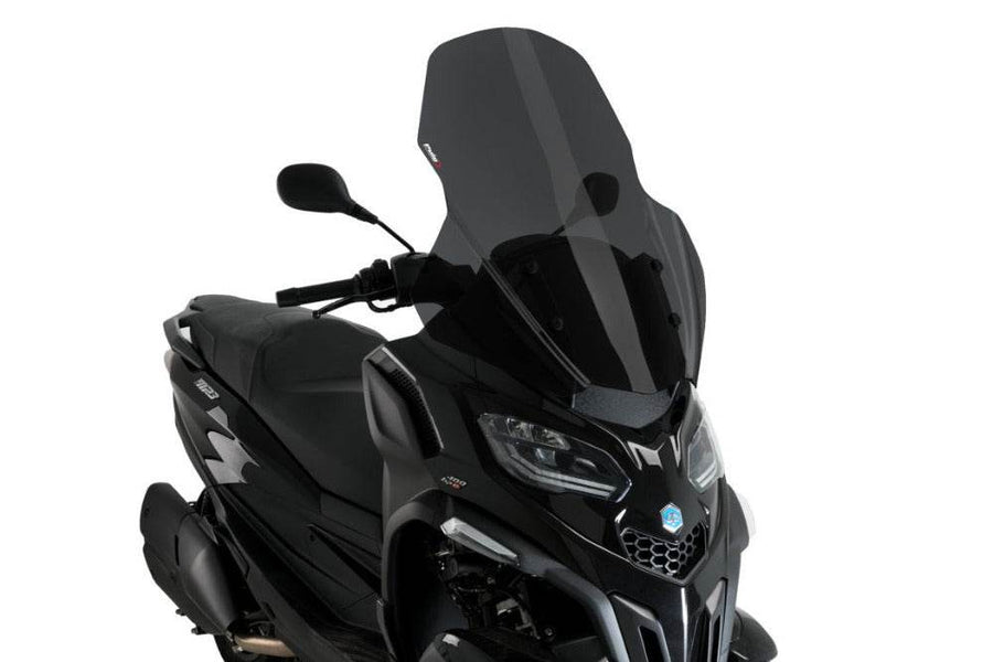 Puig V-Tech Touring Screen Piaggio MP3 400 2022-25 - Motorcycle Performance Store