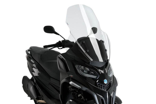 Puig V-Tech Touring Screen Piaggio MP3 530 2022-25 - Motorcycle Performance Store