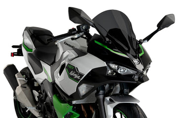 Puig Z Racing Screen Kawasaki Ninja 7 Hybrid 2024-26 - Motorcycle Performance Store