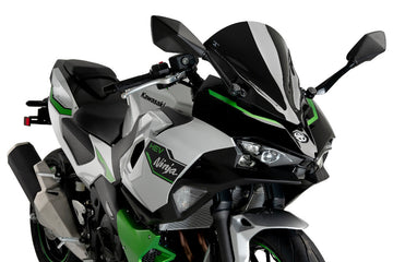 Puig Z Racing Screen Kawasaki Ninja 7 Hybrid 2024-26 - Motorcycle Performance Store