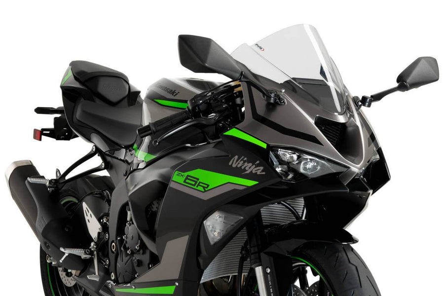 Puig Z Racing Screen Kawasaki ZX-6R 2024-26 - Motorcycle Performance Store