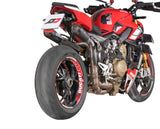 QD Black Underseat Exhaust System Ducati Streetfighter V4  S 2021-24 - Full Exhaust System