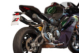 QD Dark Matter Twin Underseat Silencers Ducati Panigale V2 2025-26 - Slip on Silencer