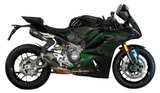 QD Dark Matter Twin Underseat Silencers Ducati Panigale V2 2025-26 - Slip on Silencer