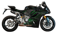 QD Dark Matter Twin Underseat Silencers Ducati Panigale V2 2025-26 - Slip on Silencer