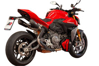 QD Dark Matter Twin Underseat Silencers Ducati Streetfighter V2 2025-26 - Slip on Silencer