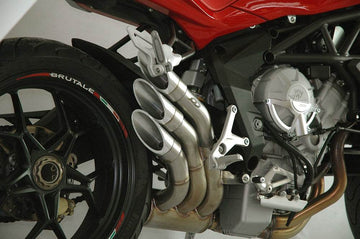 QD Power Gun 21 Silencers - MV AGUSTA BRUTALE 675 2011-16 - Motorcycle Performance Store