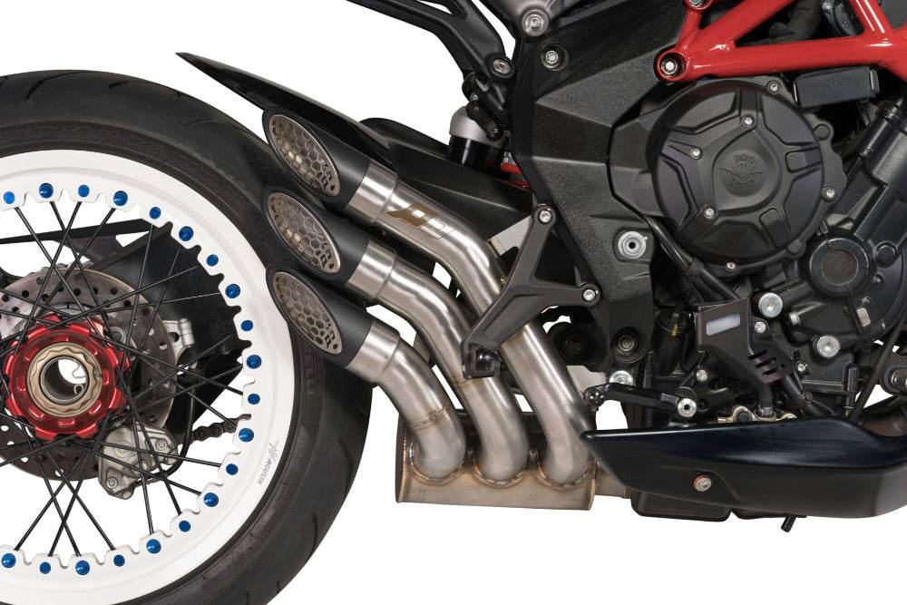 QD Power Gun 21 Silencers MV AGUSTA DRAGSTER 800 RR 2018-25 - Motorcycle Performance Store