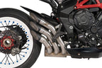QD Power Gun 21 Silencers MV AGUSTA DRAGSTER 800 RR 2018-25 - Motorcycle Performance Store