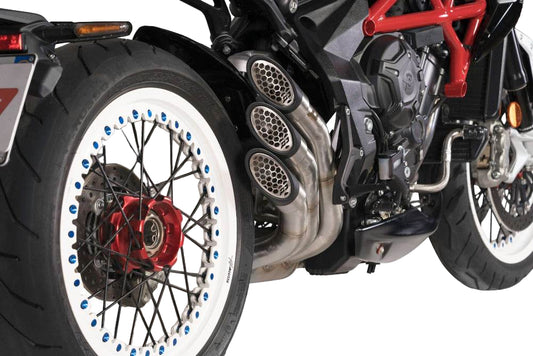 QD Power Gun 21 Silencers MV AGUSTA DRAGSTER 800 RR 2018-25 - Motorcycle Performance Store