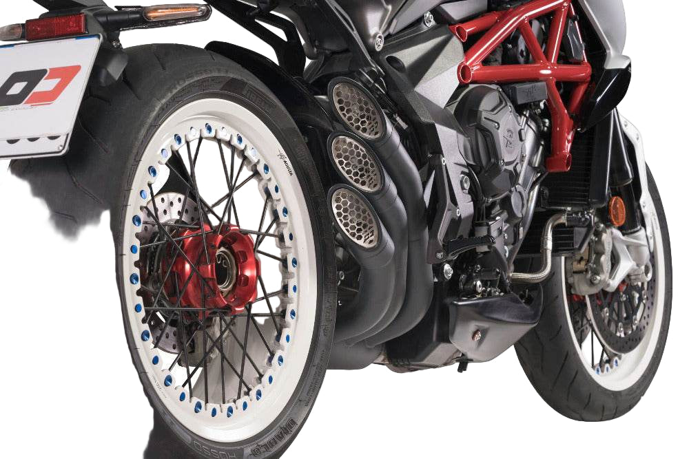 QD Power Gun 21 Silencers MV AGUSTA DRAGSTER 800 RR 2018-25 - Motorcycle Performance Store