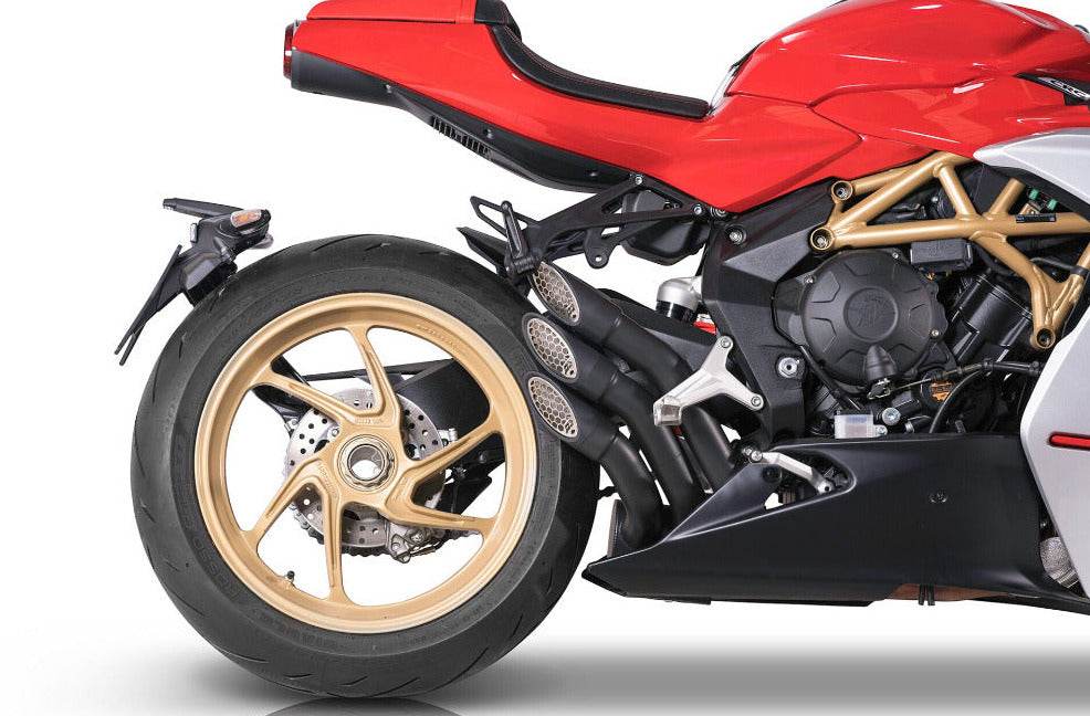 QD Power Gun 21 Silencers - MV AGUSTA SUPERVELOCE 2019-25 - Motorcycle Performance Store