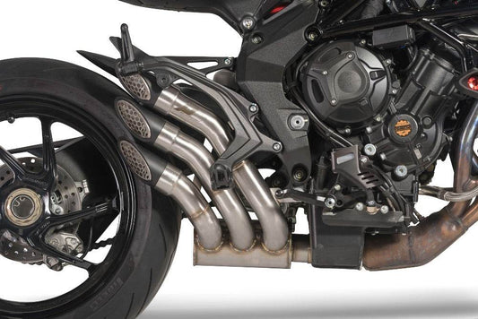 QD Power Gun 21 Silencers MV AGUSTA BRUTALE 800 2018-22 - Motorcycle Performance Store