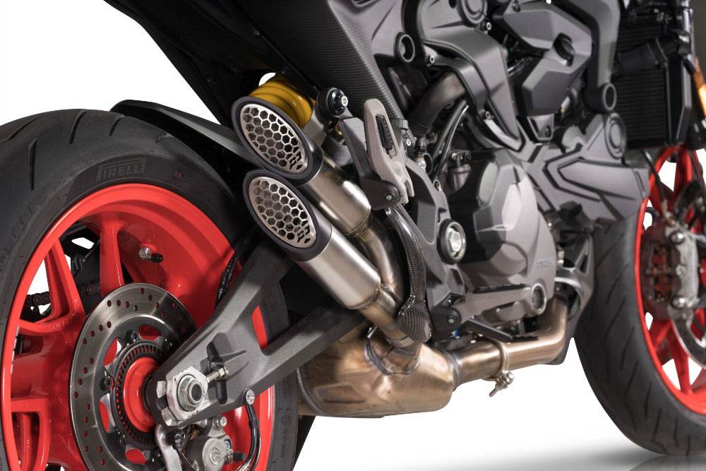 QD Power Gun Silencer Ducati Monster 937 2021-24 - Motorcycle Performance Store