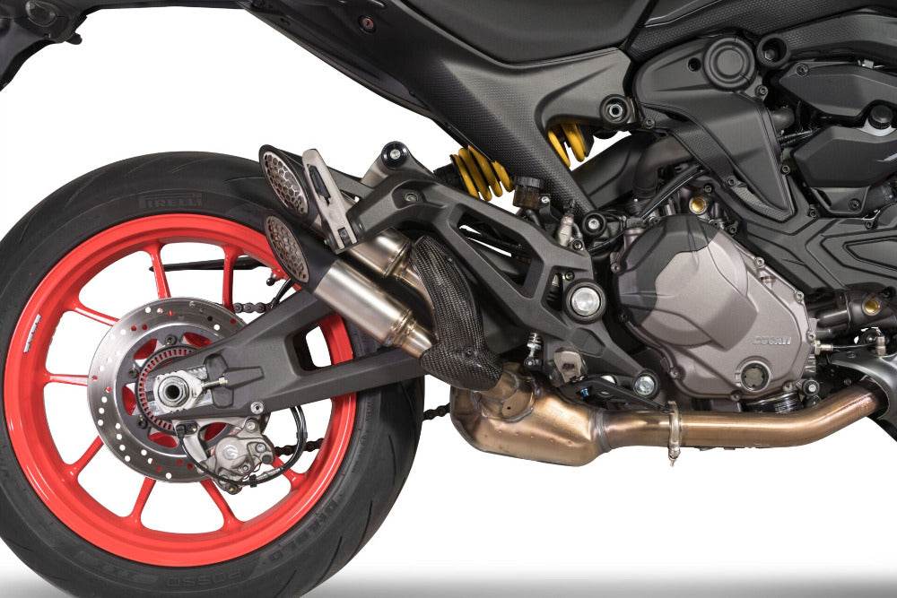 QD Power Gun Silencer Ducati Monster 937 2021-24 - Motorcycle Performance Store
