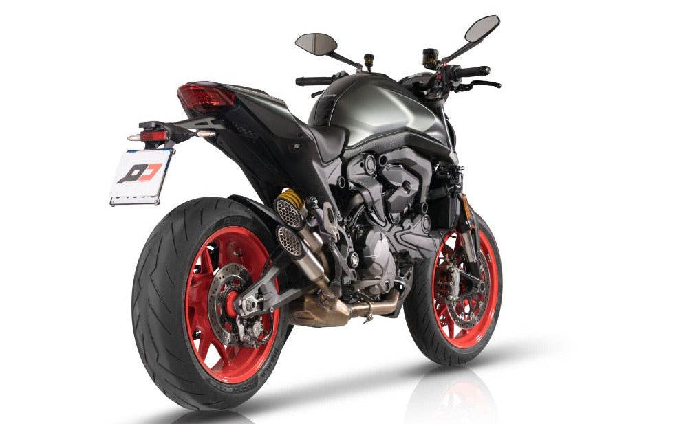 QD Power Gun Silencer Ducati Monster 937 2021-24 - Motorcycle Performance Store