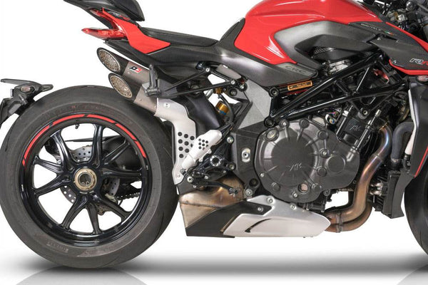 QD Power Gun Titanium Silencers MV Agusta Brutale 1000 RR 2019-24 - Motorcycle Performance Store