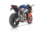 QD Titanium Gunshot Dark Full System Aprilia Tuono 660 2020-24 - Motorcycle Performance Store
