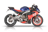 QD Titanium Tri Cone Full System - APRILIA RS660 2020-24 - Motorcycle Performance Store