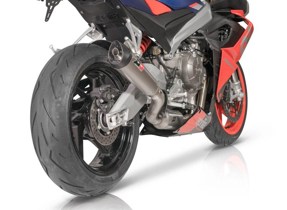 QD Titanium Tri Cone Full System - Aprilia Tuono 660 2020-24 - Motorcycle Performance Store