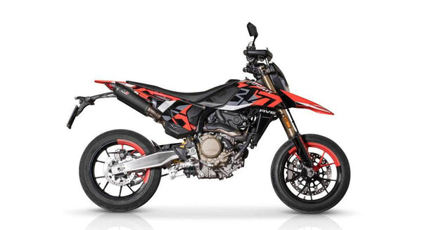 QD Titanium Underseat Silencers Ducati Hypermotard 698 2024 - Motorcycle Performance Store