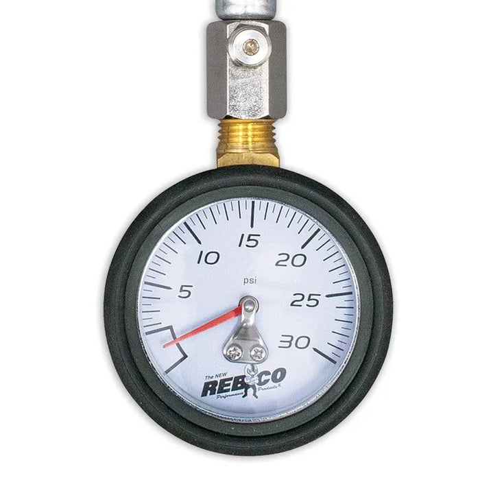 Rebco Tyre Pressure Gauge: 0-30 PSI - Motorcycle Performance Store 