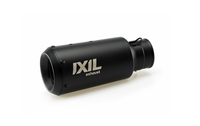 Ixil Race Xtrem black conical slip-on exhaust silencer fitted to KTM 790 Duke 2023–2026