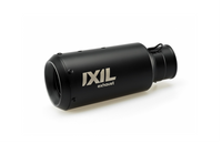 Ixil Race Xtrem black conical slip-on exhaust silencer fitted to CF Moto 800MT 2025–2026