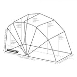 Armadillo Waterproof Motorcycle Garage Shelter | Small