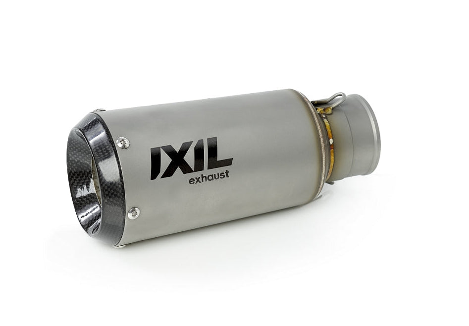 Ixil Race Xtrem black conical slip-on exhaust silencer fitted to KTM 890 SMT 2023–2026_2