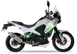 Ixil Rally Series stainless steel silencer fitted to Kawasaki KLE 500 SE 2026 hexoval exhaust_1