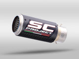 SC Project CR-T Carbon Silencer with Decat Pipe Yamaha YZF-R1 2020-25 - Motorcycle Performance Store