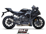 SC Project CR-T Carbon Silencer with Decat Pipe Yamaha YZF-R1 2020-25 - Motorcycle Performance Store