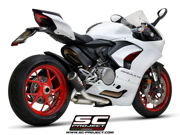 SC Project CR-T M2 Carbon Half System Ducati Panigale V2 2020-24 - Motorcycle Performance Store