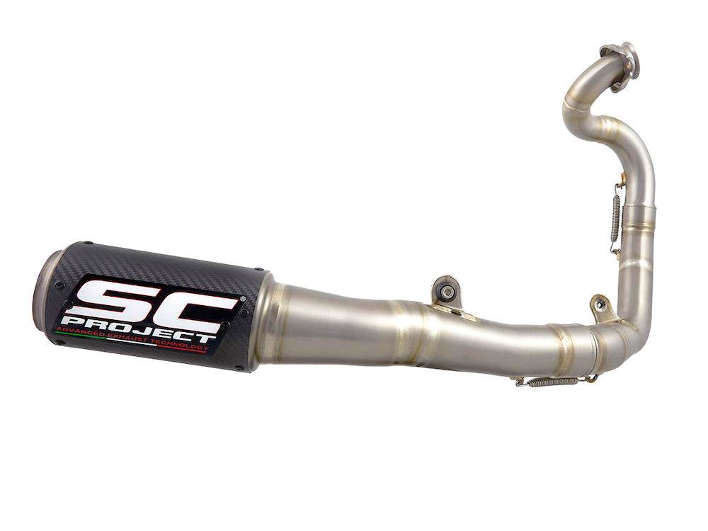 SC Project CR-T Titanium Exhaust System Honda NSF250R 2011-25 - Motorcycle Performance Store