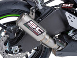 SC Project CR-T Titanium Silencer Kawasaki ZX-6R 2024-25 - Motorcycle Performance Store