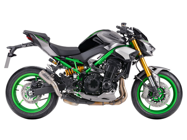 SC Project CR-T Titanium Stoneguard Grid Silencer Kawasaki Z900 2025-26 - Slip on Silencer