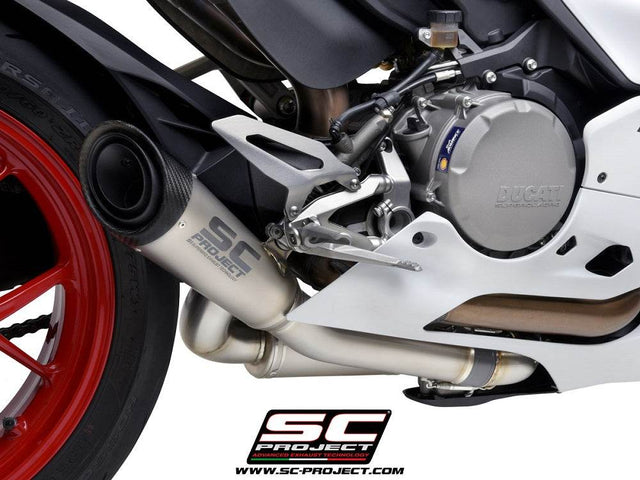 SC Project S1 Titanium Half System Ducati Panigale V2 2020-24 - Motorcycle Performance Store