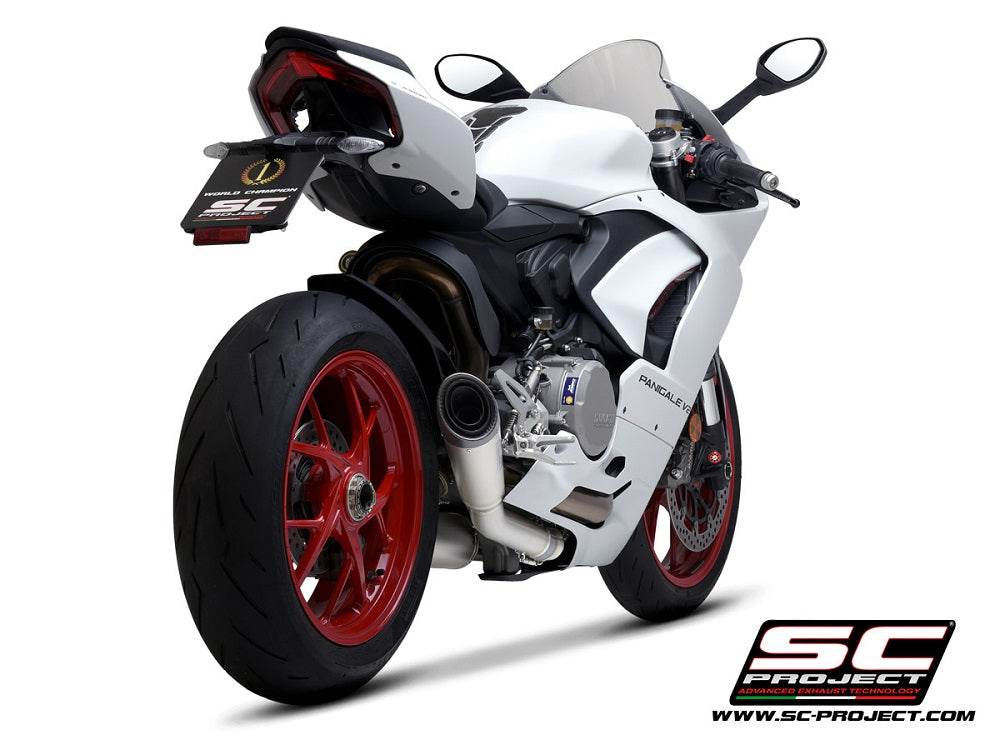 SC Project S1 Titanium Half System Ducati Panigale V2 2020-24 - Motorcycle Performance Store