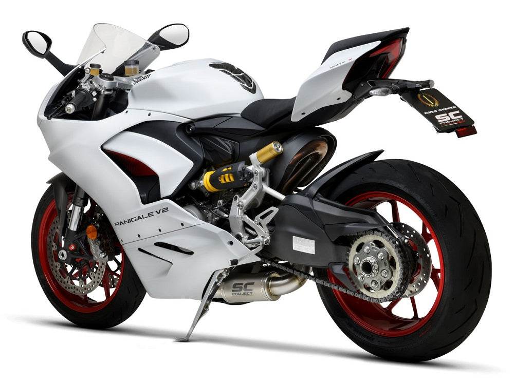 SC Project S1 Titanium Half System Ducati Panigale V2 2020-24 - Motorcycle Performance Store