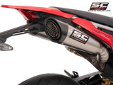 SC Project S1 Titanium Underseat Silencers for Ducati Hypermotard 698 2024-2026