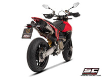 SC Project S1 Titanium Underseat Silencers for Ducati Hypermotard 698 2024-2026