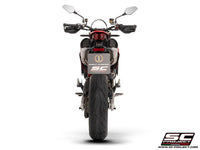 SC Project S1 Titanium Underseat Silencers for Ducati Hypermotard 698 2024-2026