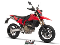 SC Project S1 Titanium Underseat Silencers for Ducati Hypermotard 698 2024-2026