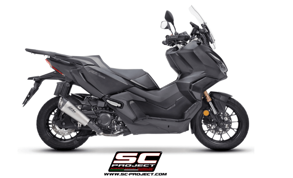SC Project S2 Titanium Silencer Honda ADV 350 2022-24 - Motorcycle Performance Store