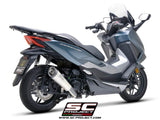 SC Project S2 Titanium Silencer Honda Forza 350 2021-24 - Motorcycle Performance Store