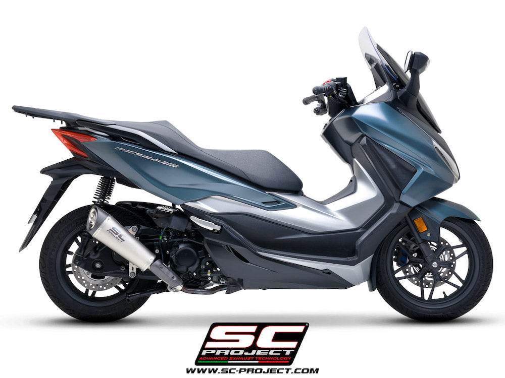 SC Project S2 Titanium Silencer Honda Forza 350 2021-24 - Motorcycle Performance Store